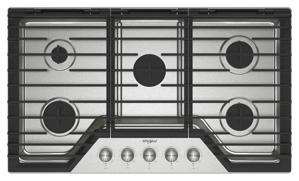 36-inch Gas Cooktop with Fifth Burner