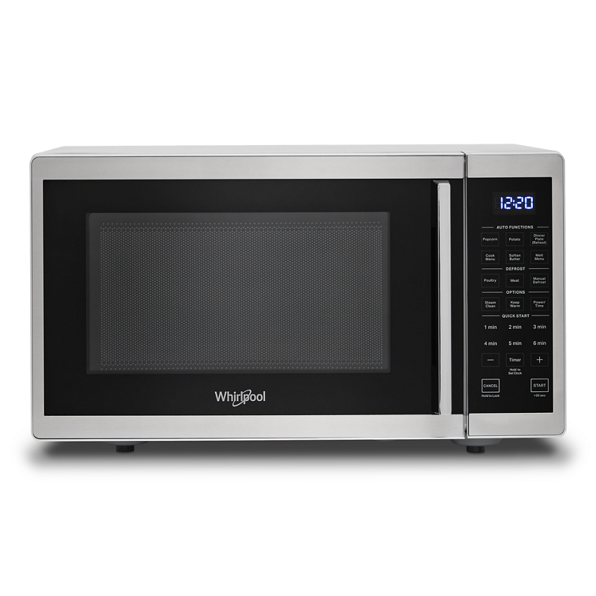 Whirlpool 0.5-cu ft 750-Watt Countertop Microwave (Black) in the