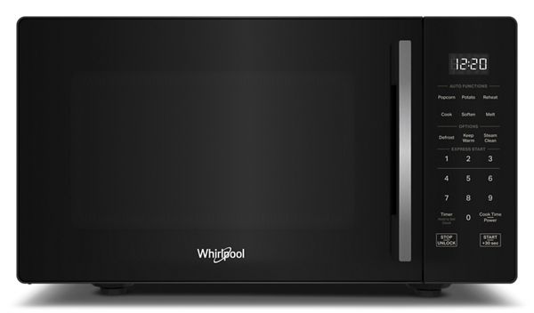 0.9 cu. ft. Black Countertop Microwave With Steam Clean - 900 watt