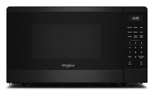 0.9 Cu. Ft. Black Countertop Microwave with 5 Auto Cooking Modes - 900 watt