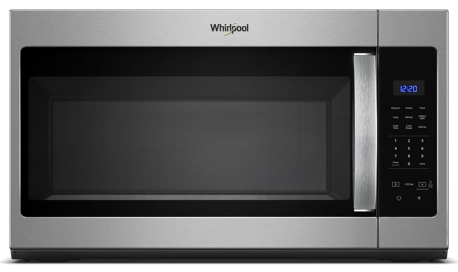 Whirlpool 1.7 Cu. Ft. Fingerprint Resistant Stainless Steel Over-The-Range Microwave Hood Combination With Electronic Touch Controls