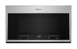 Whirlpool 1 7 Cu Ft Over The Range Microwave In White Wmh31017fw The Home Depot With Images Over The Range Microwaves Microwave Hood Range Microwave