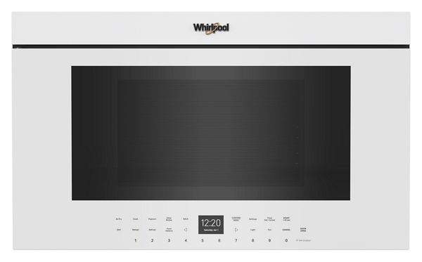 Whirlpool® , 30 In In. Over-the-Range Microwave, 950 Watts, Convection In White , 1.1 Cu Ft , WMMF7330RW