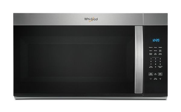 Whirlpool® 30’ W 1.7 Cu. Ft Over The Range Microwave With 1000-Watts Cooking Power In Stainless Steel Finish