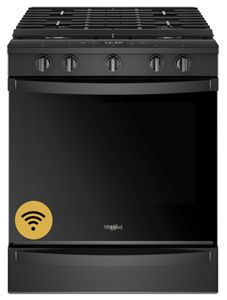 5.8 cu. ft. Smart Slide-in Gas Range with EZ-2-Lift™ Hinged Cast-Iron Grates