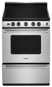 24-inch Freestanding Electric Range with Upswept SpillGuard™ Cooktop