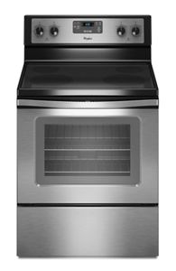 4.8 cu. ft. Capacity Electric Range with Self-Cleaning System