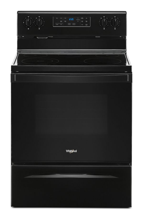 Whirlpool® Electric Range With Frozen Bake™ Technology In Black , 5.3 Cu. Ft. , WFE525S0JB