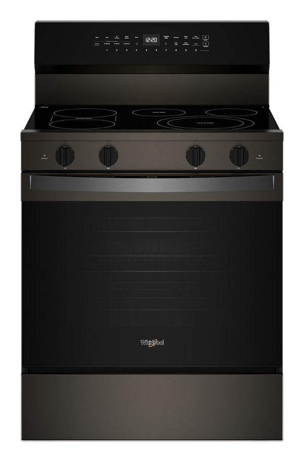 Whirlpool® 30 In. Electric Smart Range With Air Cooking Technology, No Preheat Air Fry, High Speed Preheat Oven, WipeClean™ Coating, And