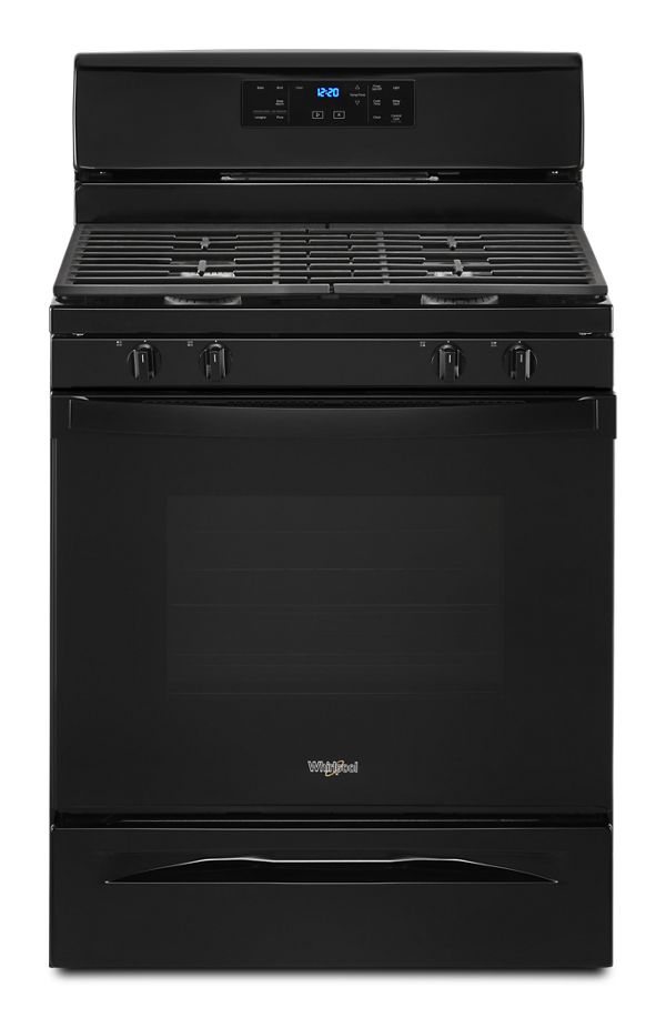 Whirlpool� Freestanding Gas Range with Storage Drawer in Black | 5.0 Cu. Ft. | WFG515S0MB