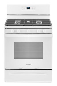 5.0 cu. ft. Whirlpool® gas range with center oval burner