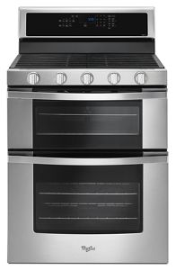 6.0 Cu. Ft. Gas Double Oven Range with EZ-2-Lift™ Hinged Grates
