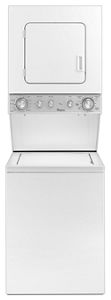 1.5 cu.ft Electric Stacked Laundry Center 5 Wash cycles and AutoDry™