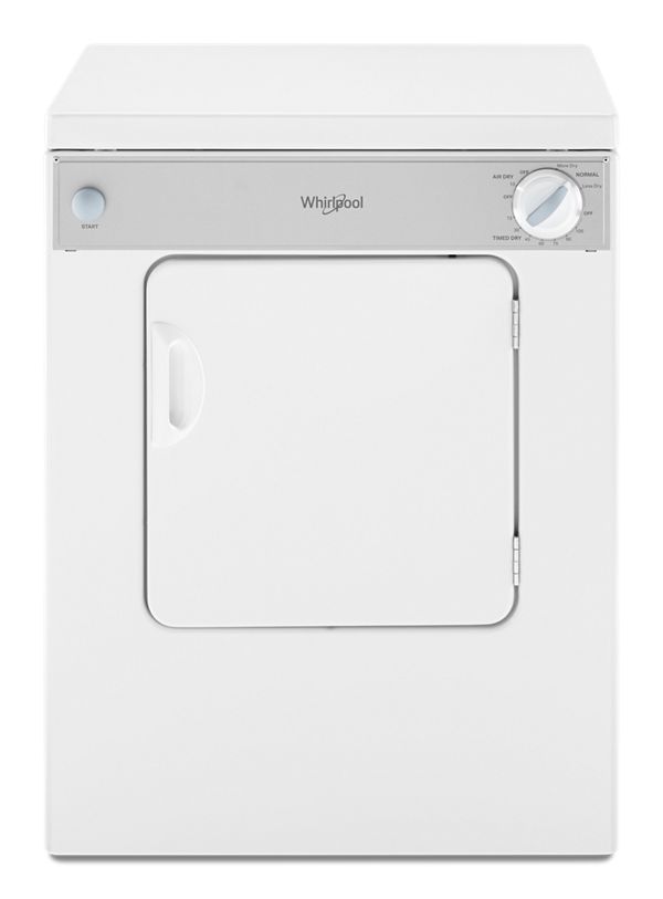 Whirlpool® 3.4 cu.ft. Compact Electric Dryer with AccuDry™ Drying System