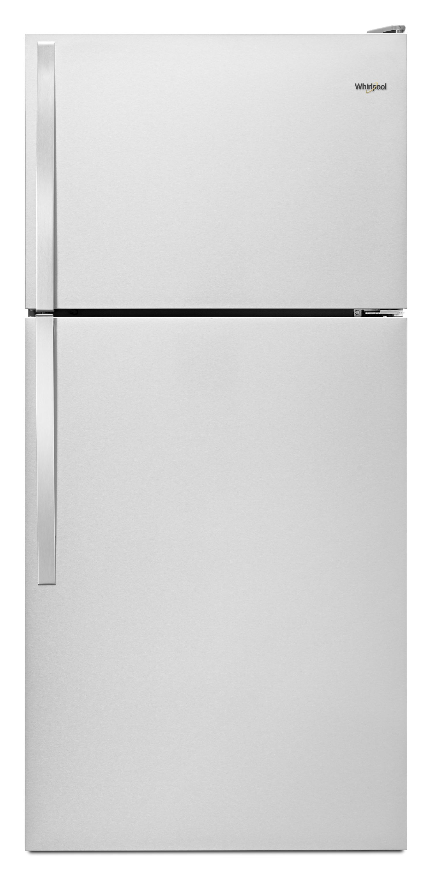Whirlpool Wide Top-Freezer Refrigerator in Stainless Steel 30" WRT148FZDM