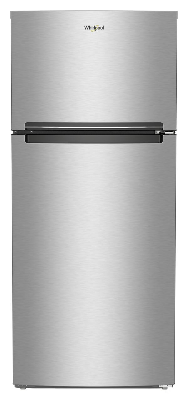 Whirlpool® 28 In. Wide Top-Freezer Refrigerator In Dolos Steel , 16.3 Cu. Ft. , WRTX5028PM