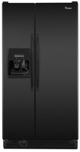 25 cu. ft. Side-by-Side Refrigerator with Full-Width Adjustable Slide-Out SpillGuard™ Glass Shelves