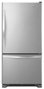 33-inches wide Bottom-Freezer Refrigerator with SpillGuard™ Glass ...