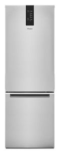 Fingerprint Resistant Stainless Finish 24 Inch Wide Bottom Freezer Refrigerator 12 7 Cu Ft Wrb533czjz Whirlpool