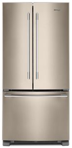 33-inch Wide French Door Refrigerator - 22 cu. ft. | Whirlpool