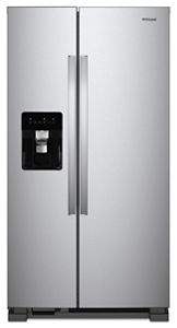 36-inch Wide Side-by-Side Refrigerator - 24 cu. ft.