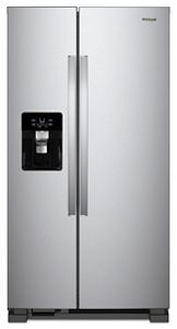 Whirlpool White Side By Side Refrigerator Wrs322fdaw Youtube