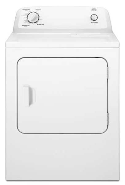 Roper® 6.5 cu. ft. Top-Load Electric Dryer with Automatic Dryness Control