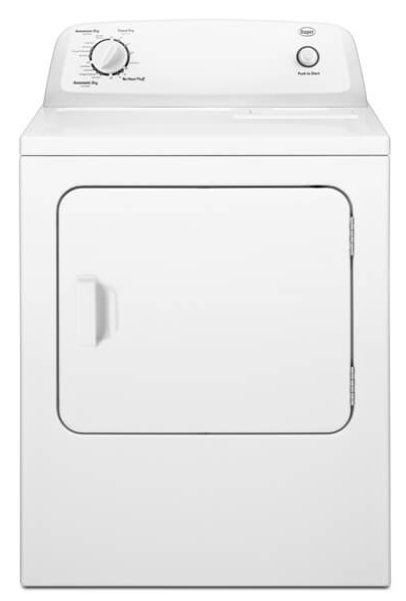 Roper® 6.5 cu. ft. Top-Load Gas Dryer with Automatic Dryness Control